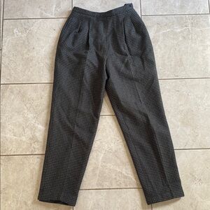 Jones New York 100% Wool Houndstooth Pants